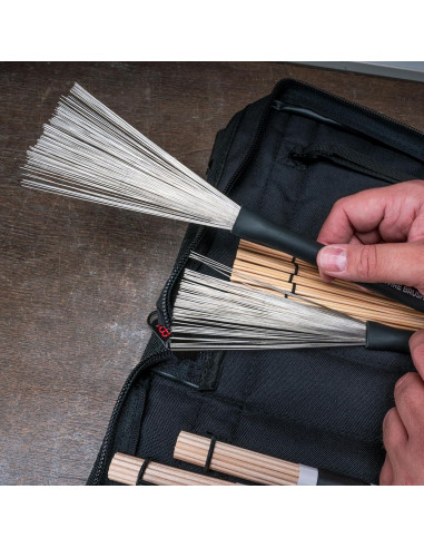 Cepillos de Alambre Meinl SB300 para Batería - 34.5 cm