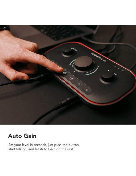 Focusrite Vocaster Two - Interfaz de Podcasting USB-C, 2 Micrófonos