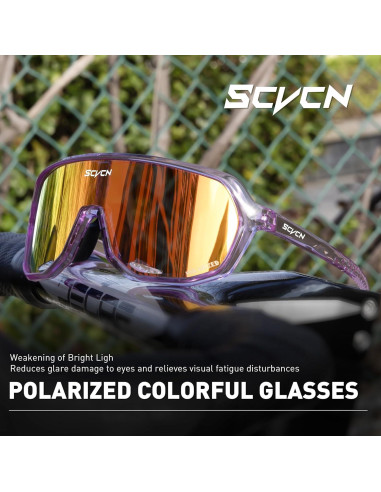 Gafas de Ciclismo SCVCN DZ-S63 UV400 Polarizadas