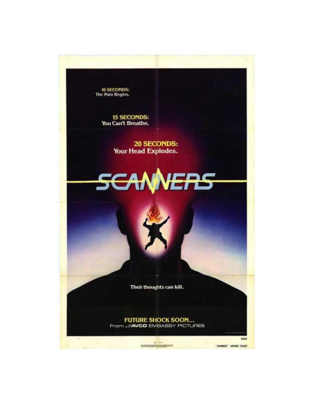 Póster de Película Scanners Masterprint 68.5 x 101.6 cm