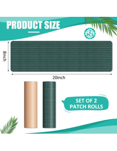 Kit de Parche para Cubierta de Piscina Pushglossy 2 Rollos 50.8x20.3cm 2