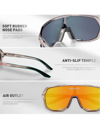 Gafas de Ciclismo SCVCN DZ-S63 Polarizadas UV400