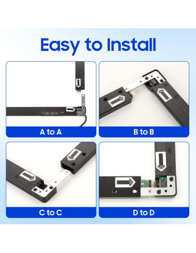 Marco Táctil Infrarrojo Etrend 43" 20 Puntos USB