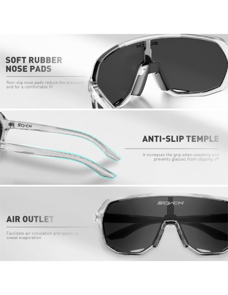 Gafas de Ciclismo SCVCN DZ-S63 UV400 Polarizadas