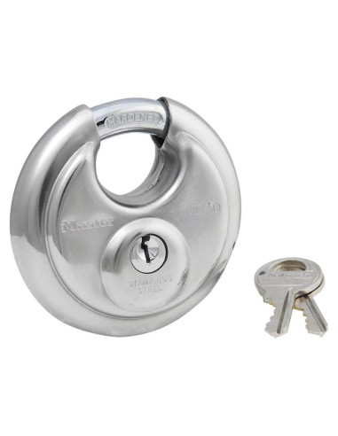 Cerradura de disco Master Lock 40DPF acero inoxidable 70mm