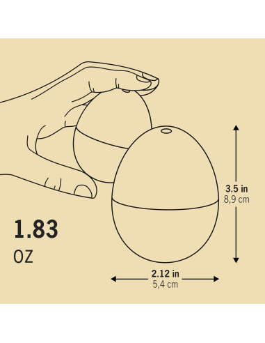 Temporizador de Huevos BeepEgg Brainstream 50s - 3 Niveles