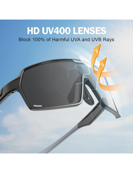 Gafas de sol deportivas ACBLUCE Kc04-09 UV400 TR90