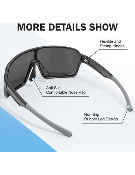 Gafas de sol deportivas ACBLUCE Kc04-09 UV400 TR90