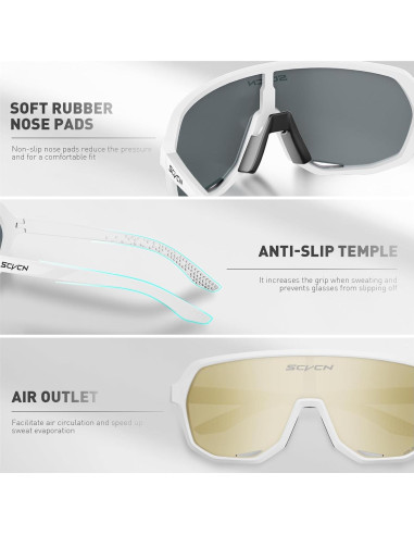 Gafas de Ciclismo SCVCN DZ-S63 UV400 Polarizadas