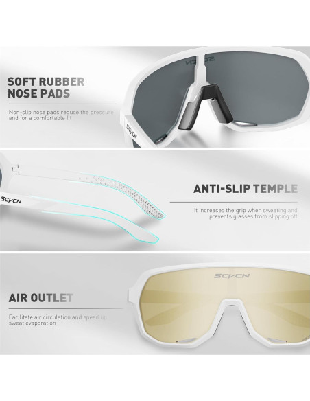 Gafas de Ciclismo SCVCN DZ-S63 UV400 Polarizadas