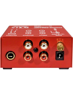 Phono Preamp VP29 Rojo - Amplificador RIAA para Tocadiscos 2