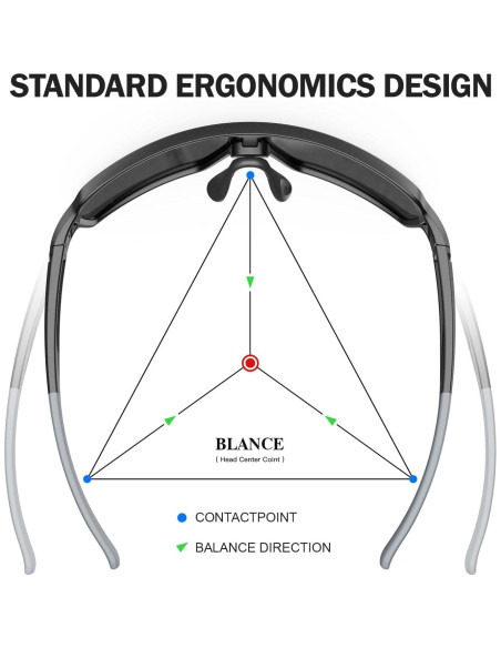 Gafas de sol deportivas ACBLUCE Kc04-09 UV400 TR90