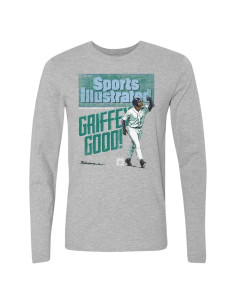 Camiseta de Manga Larga Ken Griffey Jr. 500 LEVEL Gris Jaspeado