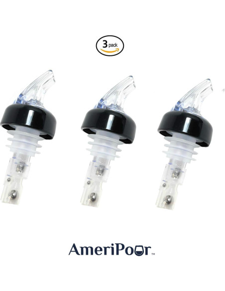 Vertedores Medidos AmeriPour 30ml - 3 Paquete A Prueba de Fugas