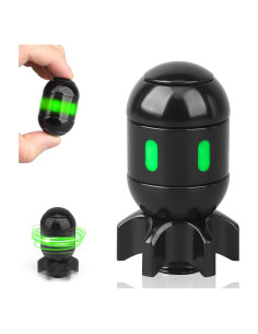 Spinner Fidget Dilabnba 2 en 1 con Luz - Negro