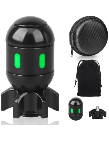 Spinner Fidget Dilabnba 2 en 1 con Luz - Negro