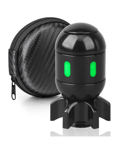 Spinner Fidget Dilabnba 2 en 1 con Luz - Negro