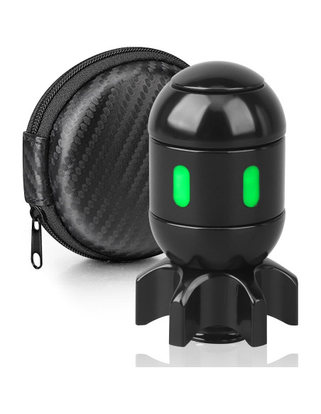 Spinner Fidget Dilabnba 2 en 1 con Luz - Negro