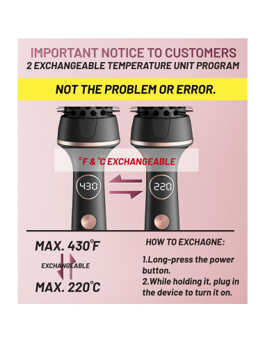 Cepillo Térmico Desalo 1.5" para Rizos Sueltos y Volumen