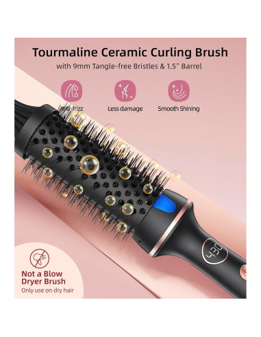 Cepillo Térmico Desalo 1.5" para Rizos Sueltos y Volumen