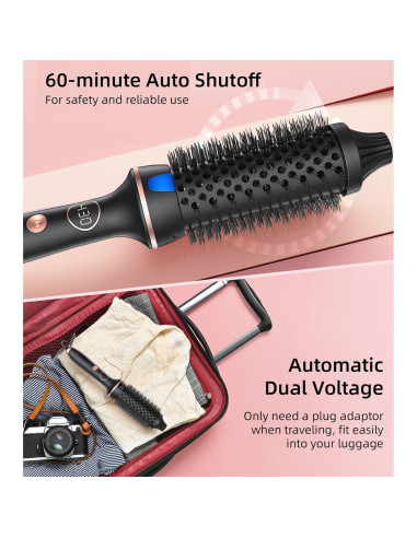 Cepillo Térmico Desalo 1.5" para Rizos Sueltos y Volumen