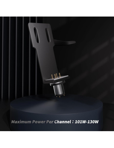 Cabezal de Phono Universal Aluminio Monosaudio Negro