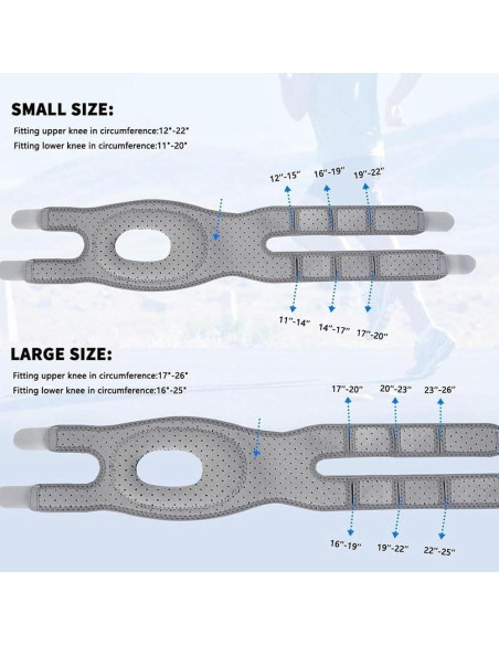 Soporte de Rodilla Ajustable FULIXIHA con Gel y Estabilizadores