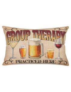 Funda de Almohada Rectangular Fukeen 30x50cm Lino Cerveza