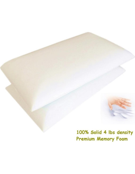 Almohadas de Espuma de Memoria PerrosCama4menos 2 Unidades Reina