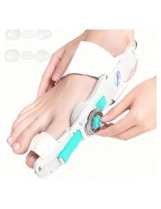 Corrector de Juanetes HUQKIYA Ajustable con Almohadillas de Silicona