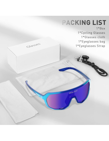 Gafas de Ciclismo SCVCN DZ-S63 Polarizadas UV400