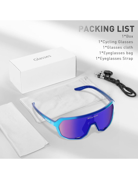 Gafas de Ciclismo SCVCN DZ-S63 Polarizadas UV400