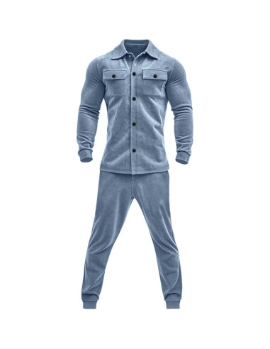 Conjunto de chándal para hombres 2 piezas chaqueta y pantalones
