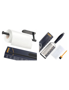 Soporte de Toallas de Papel Deiss Pro + Rallador de Queso Mano