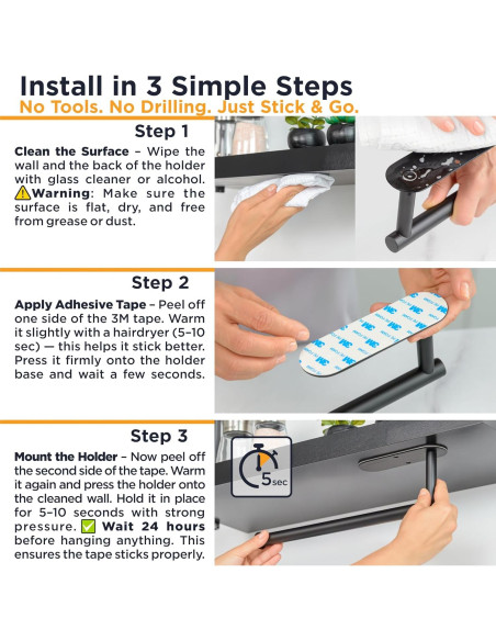 Soporte de Toallas de Papel Deiss Pro + Rallador de Queso Mano