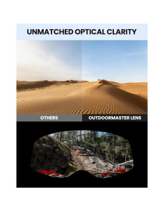 Gafas de Moto OutdoorMaster Macaw OTG Lente Clara UV400 2