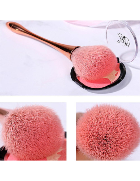 Juego de Brochas de Maquillaje Profesional AM RIGHT THIRTY Oro Rosa