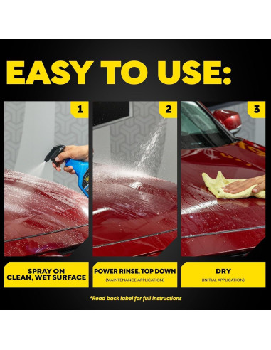 Cera Cerámica Híbrida Meguiar's 768ml - Spray Fácil de Usar