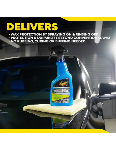 Cera Cerámica Híbrida Meguiar's 768ml - Spray Fácil de Usar