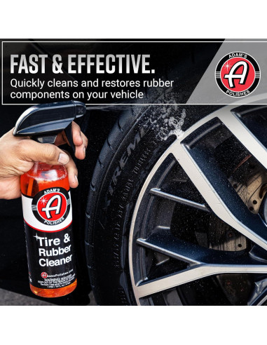 Limpiador de Neumáticos y Goma Adam's TRC 16 oz - Efecto Rápido