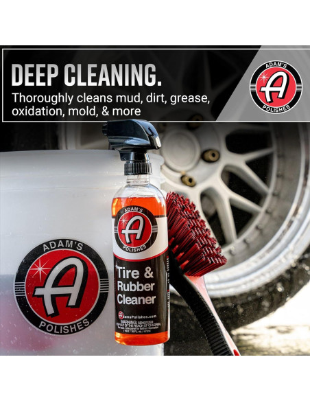 Limpiador de Neumáticos y Goma Adam's TRC 16 oz - Efecto Rápido
