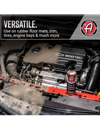 Limpiador de Neumáticos y Goma Adam's TRC 16 oz - Efecto Rápido