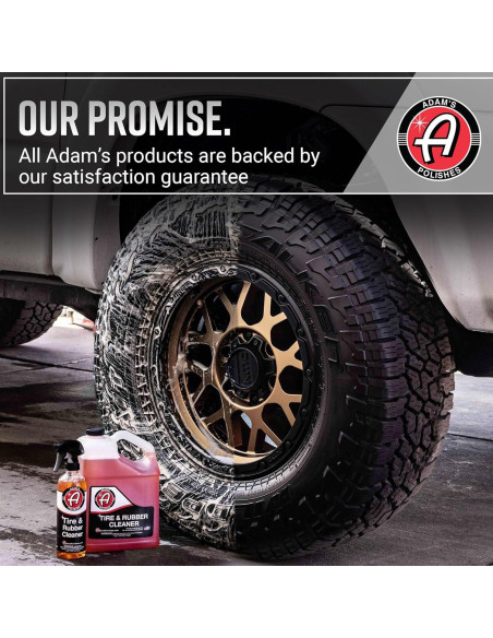 Limpiador de Neumáticos y Goma Adam's TRC 16 oz - Efecto Rápido