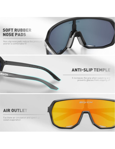 Gafas de Ciclismo SCVCN DZ-S63 Polarizadas UV400