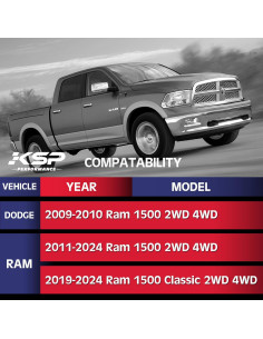 Brazos de Control Superior KSP 0-5 cm para Ram 1500 2009-2024 2