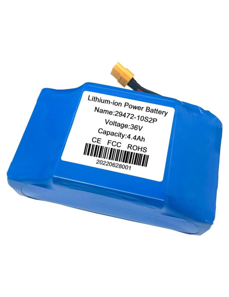 Batería de Litio 36V 4.4Ah H0vgvoard con Conector XT60