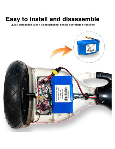 Batería de Litio 36V 4.4Ah H0vgvoard con Conector XT60