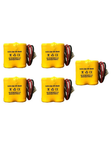 Batería de Luz de Emergencia MK Power 4.8V 400mAh (5 Paquete)