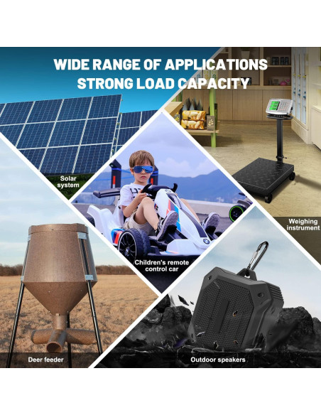 Batería de plomo ácido 6V 4.5Ah Sparkole para juguetes y emergencia