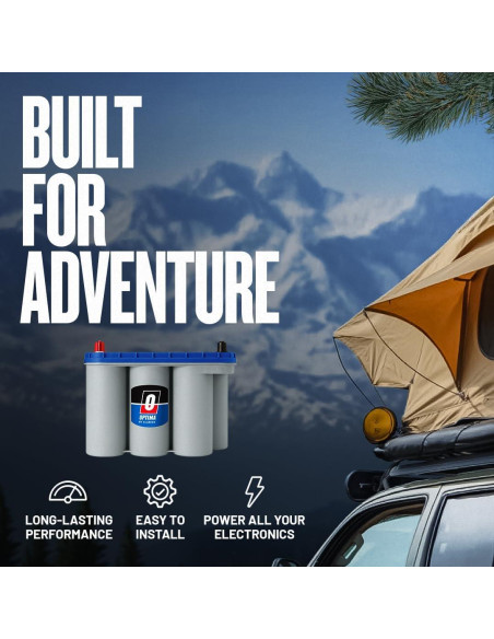 Batería AGM OPTIMA 34M 12V 800 CCA para Barcos y RV